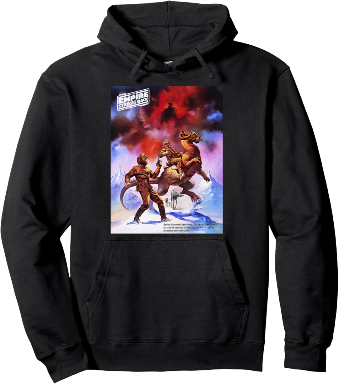 Star Wars: The Empire Strikes Back Snow Walker Poster Pullover Hoodie