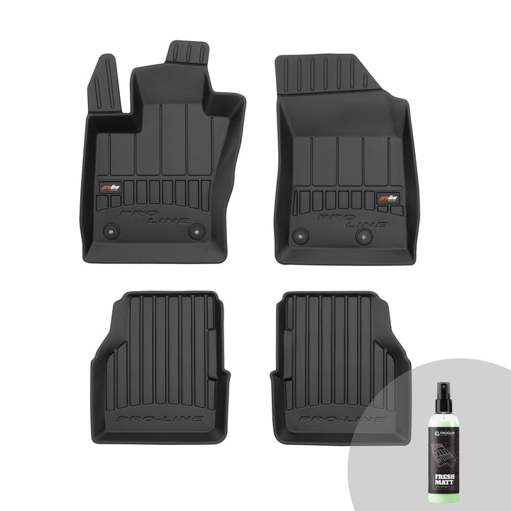 FROGUM ProLine 3D Gummimatten Exklusiven Auto Fussmatten Autofussmatten für Jeep Compass II ab 2016