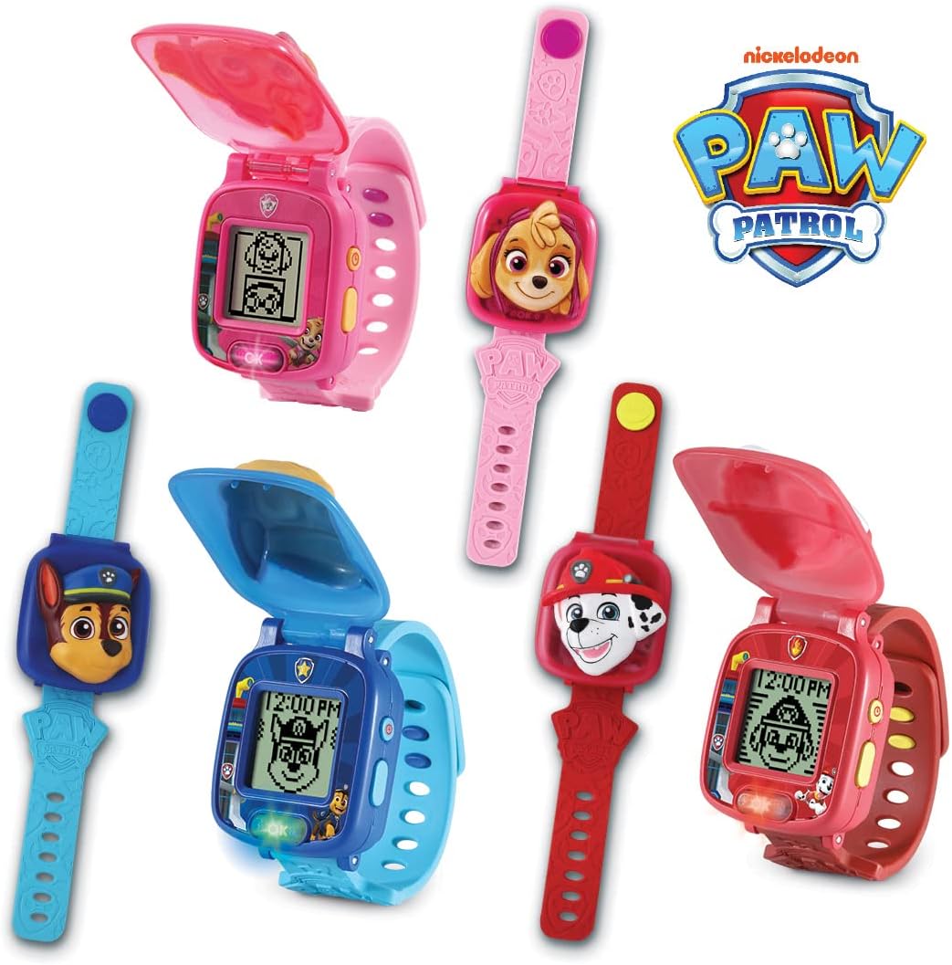 VTech 80-551667 Pädagogische Uhr von Marshall-Paw Patrol, rot, único