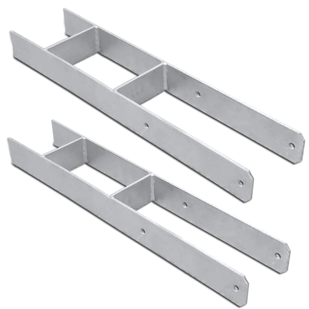 Sonnewelt H Anker Pfostenträger Pfostenträger H-Form Betonschuhe Holzbalken H-pfosten Pergola Carpor