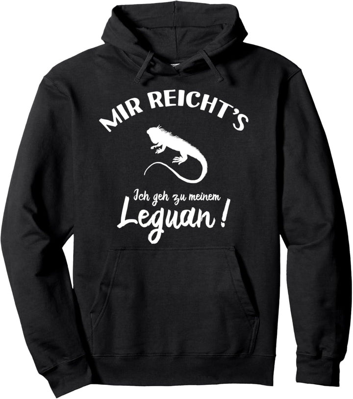Ich geh zu meinem Leguan - Lustiges Reptilien Leguane Pullover Hoodie