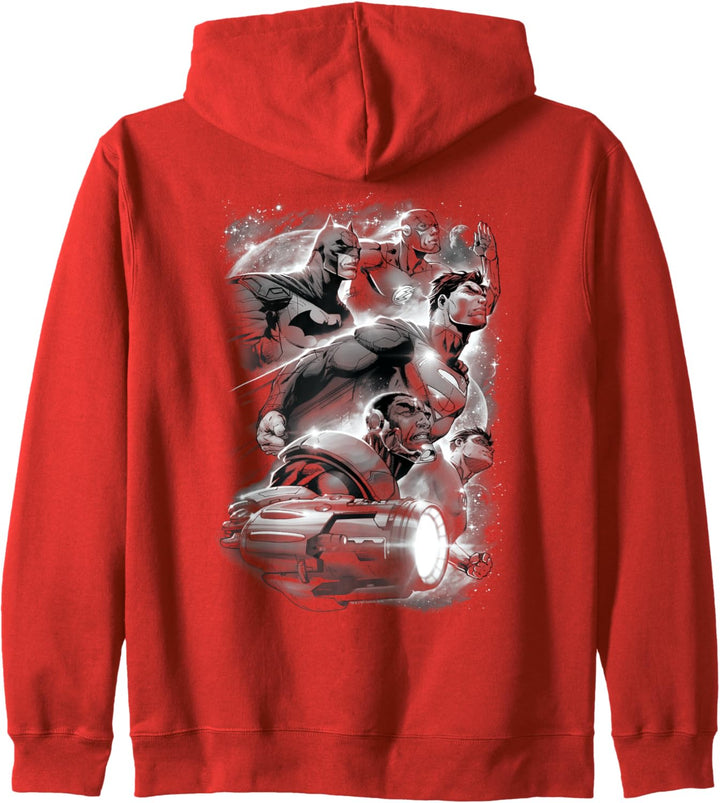Justice League Atmospheric Superheroes Kapuzenjacke