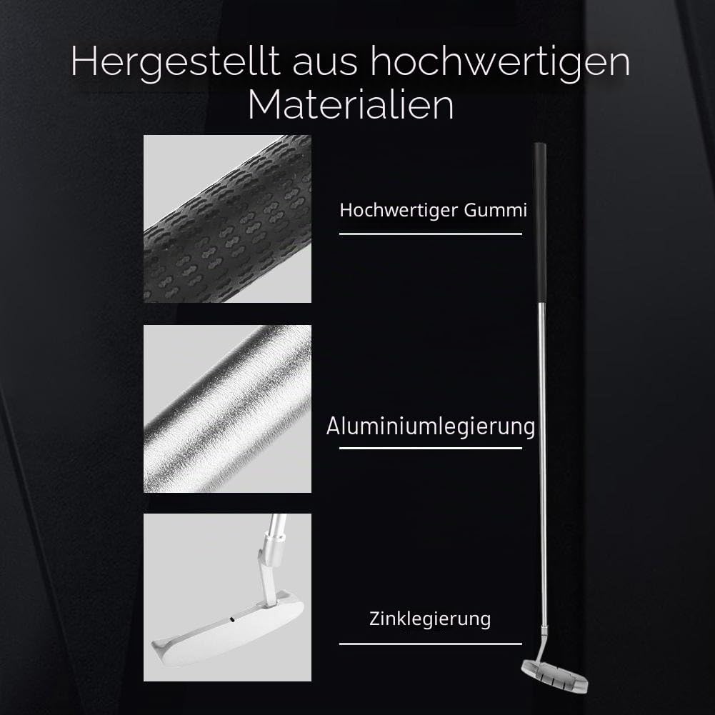 BOROCO Golfschläger Set,Indoor Golf Putter Kit,Practice Training Club Minigolf Set mit Bällen und Ta