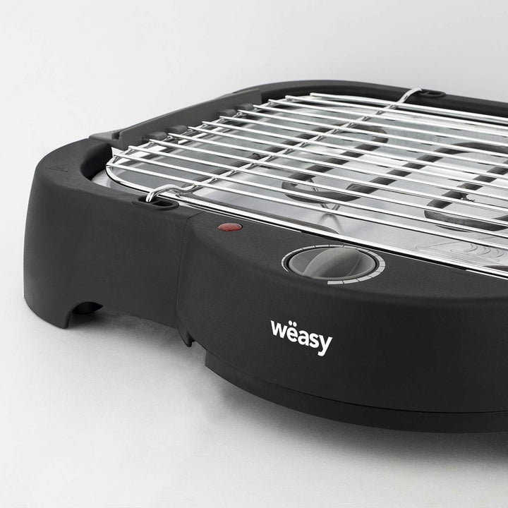 Wëasy Elektrischer Grill GBE40, Multifunktionaler Tischgrill, Innen-/Aussengebrauch, Regulierbarer T