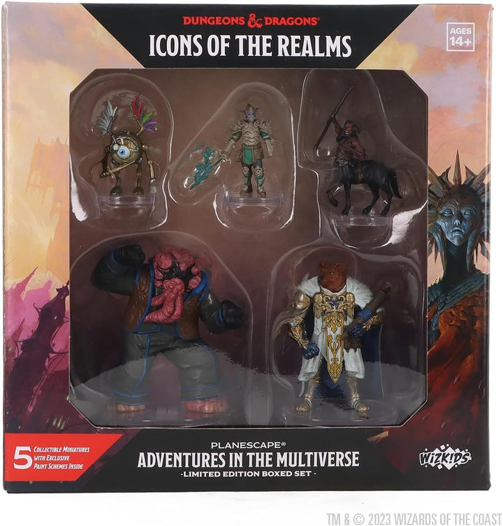 WizKids D&D Icons of The Realms: Planescape: Adventures in The Multiverse - Limited Edition Boxed Se