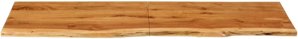 vidaXL Akazienholz Massiv Waschtischplatte Badezimmer Waschtisch Waschtischkonsole Platte Holzplatte