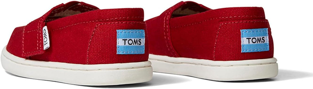 TOMS Unisex Kinder Alpargata Flache Slipper 26 EU Rot, 26 EU Rot