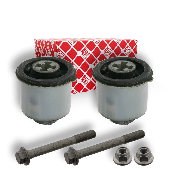 febi bilstein 40631 Achskörperlagersatz mit Schrauben und Muttern , 1 Stück