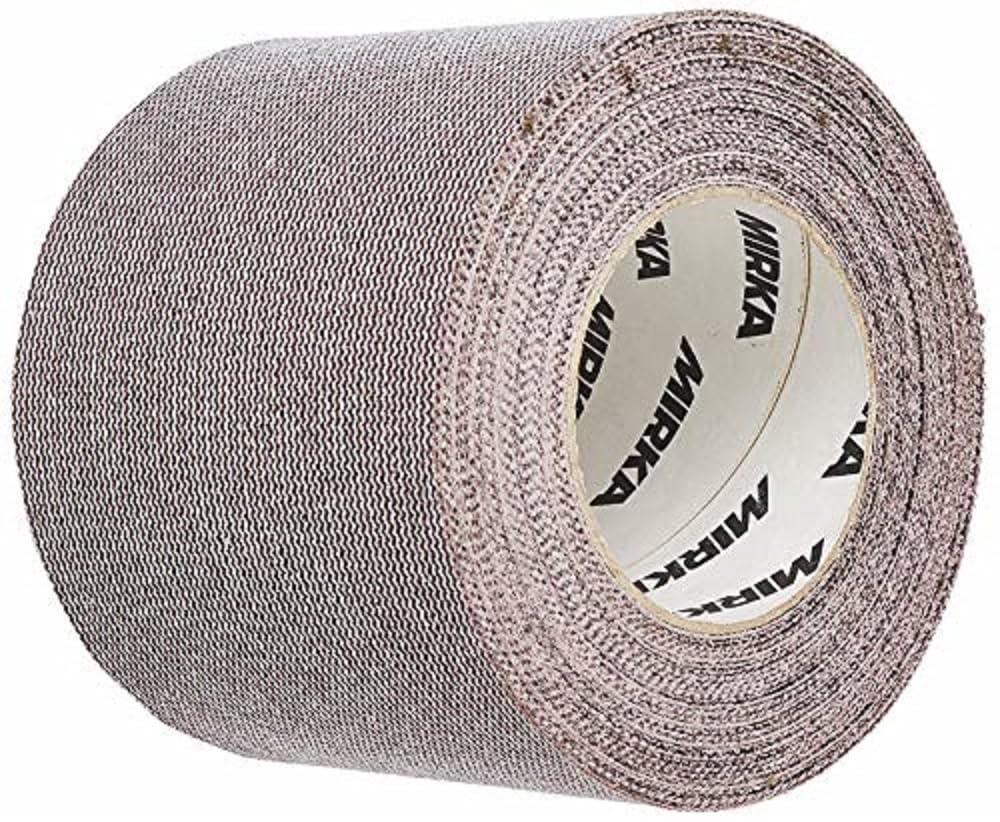 Mirka Abranet Netz-Schleifrolle 115 mm x 10 m Klett / Korn P600 / 1 Rolle / zum Schleifen von Holz,