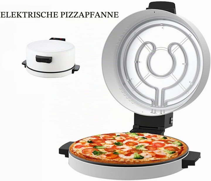 12 Zoll Elektro Pizzaofen Steinofen Elektrisch Pizza Ofen mit 2000 W Leistung Pizzamaschine für den