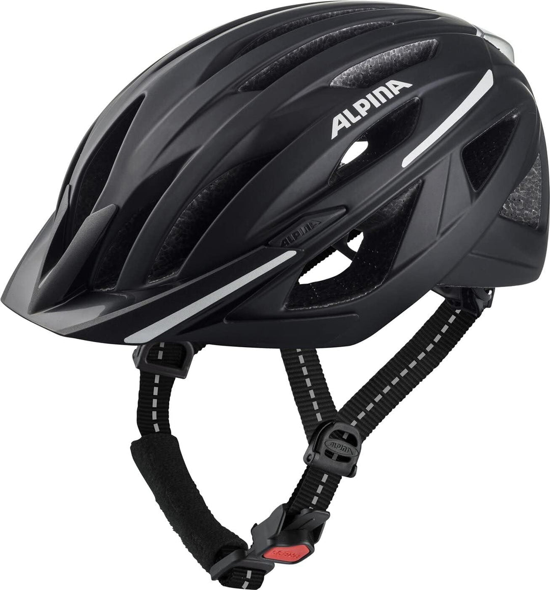 ALPINA HAGA - Stossabsorbierender, Sicherer & Optimal Anpassbarer Urban Fahrradhelm Mit Integriertem