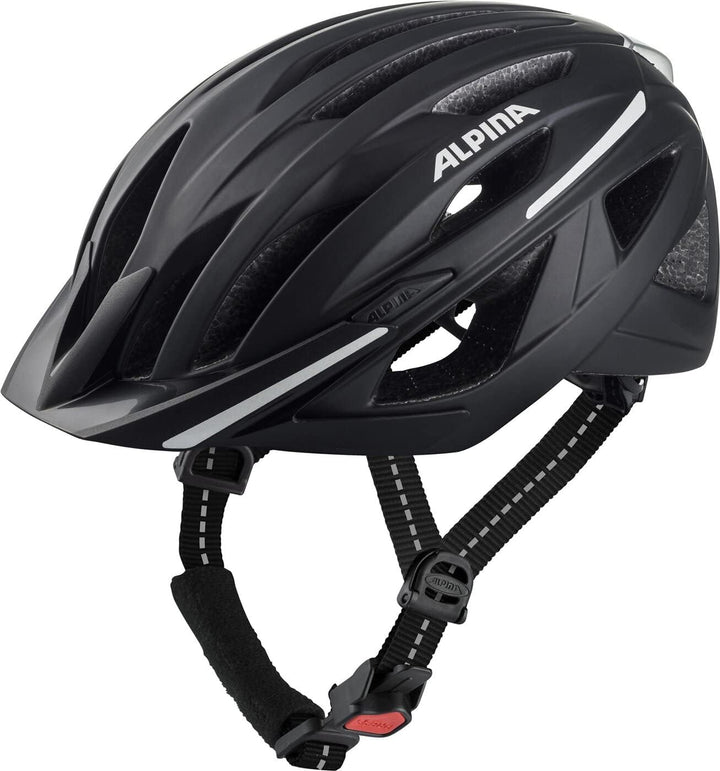 ALPINA HAGA - Stossabsorbierender, Sicherer & Optimal Anpassbarer Urban Fahrradhelm Mit Integriertem