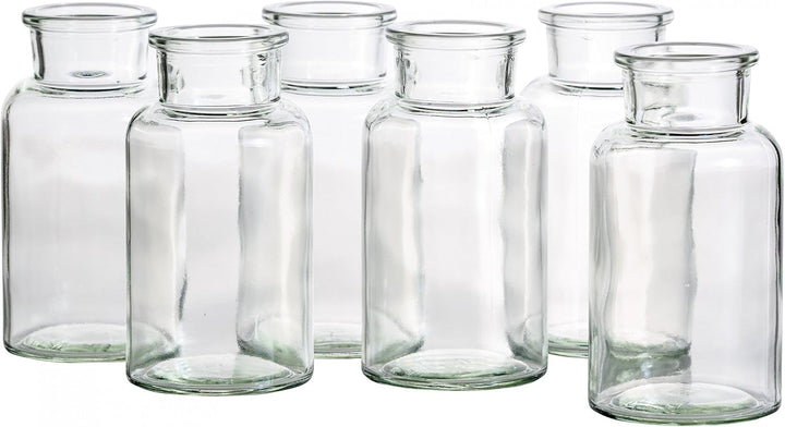 MamboCat 6er Set Gewürzgläser | Füllmenge 300 ml | Wiederverwendbare Glasdose + Korkverschluss | hoc
