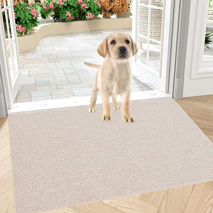 Schmutzfangmatte Innen 60 x 90 cm, Rutschfest Fussmatte Aussen und Innen, Waschbar Sauberlaufmatte T