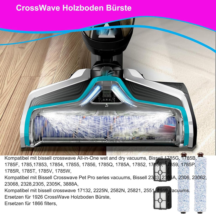 Ersatzteile Zubehör für Bissell CrossWave 17132, 1785, 2551, 2225N, 25821, 2519, 2582N, Ersatz 1926