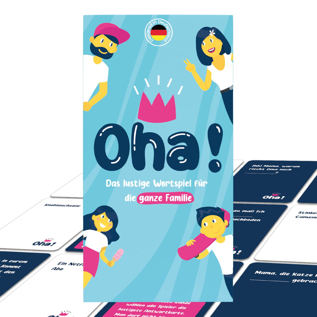 ATM Gaming OHA! Das Familienspiel - Gesellschaftsspiele - Fragen und Herausforderungen, um Deine Elt