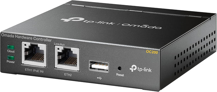 TP-Link TL-SG3428MP 28-Port Gigabit L2+ Managed Switch mit 24 PoE+ Ports, Schwarz, v2.0 & OC200 Omad