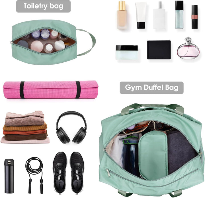 Ceneda Sporttaschen Klassische Reisetasche mit Schuhfach und Kulturtasche Sporttasche Damen Herren T