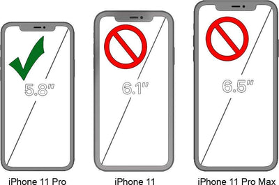 STILGUT Book Case kompatibel mit iPhone 11 Pro Hülle aus Leder zum Klappen, Klapphülle, Handyhülle,