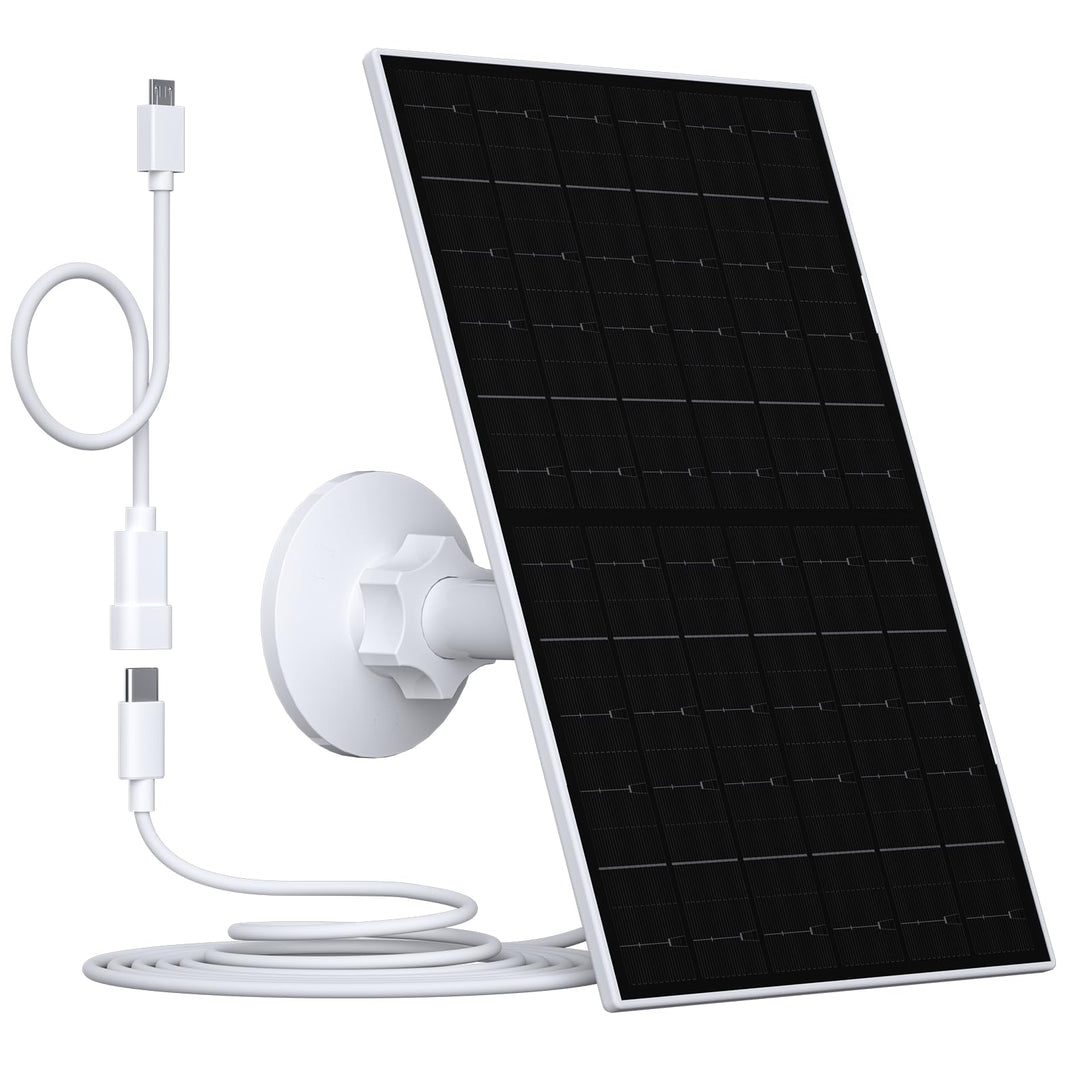 7W Solarpanel für Eufy Kamera - Solarlade-Modul kompatibel mit EufyCam 2C/2C Pro/2/2 Pro/E/E20/E40/L