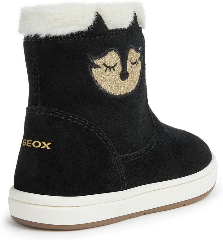 Geox Mädchen B Trottola Girl A Sneaker 25 EU Schwarz, 25 EU Schwarz