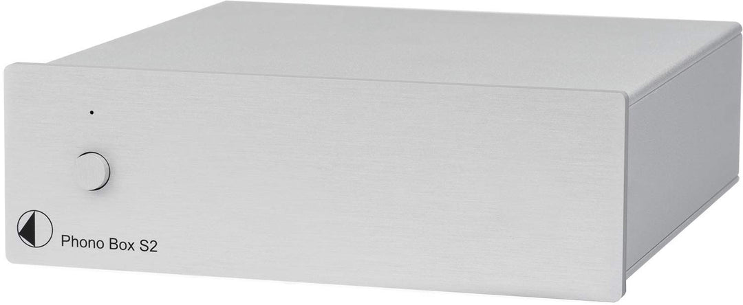 Pro-Ject Phono Box S2, „Best Buy“ MM/MC Phono Vorverstärker (Silber), Silber