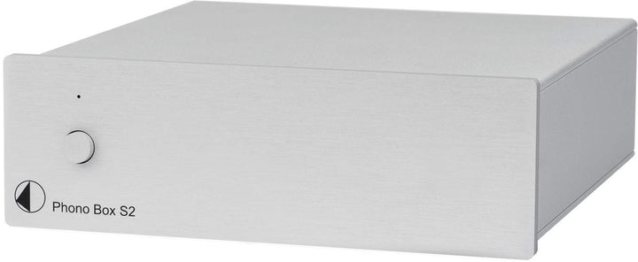 Pro-Ject Phono Box S2, „Best Buy“ MM/MC Phono Vorverstärker (Silber), Silber