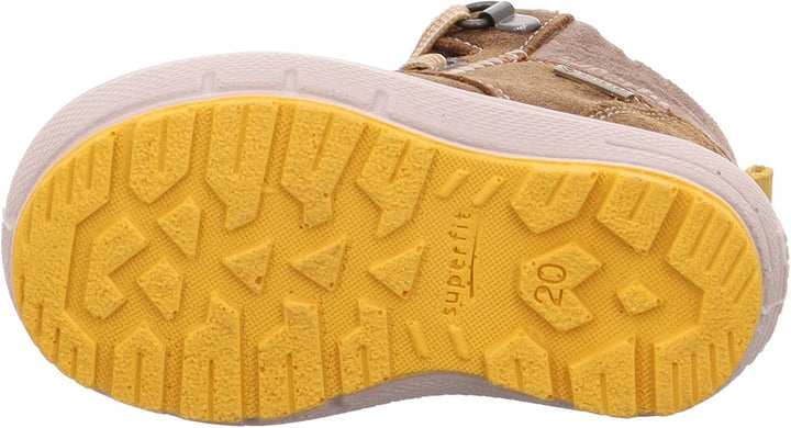 Superfit Baby-Jungen Groovy Warm Gefütterte Gore-tex Schneestiefel 19 EU Braun Gelb 3000, 19 EU Brau