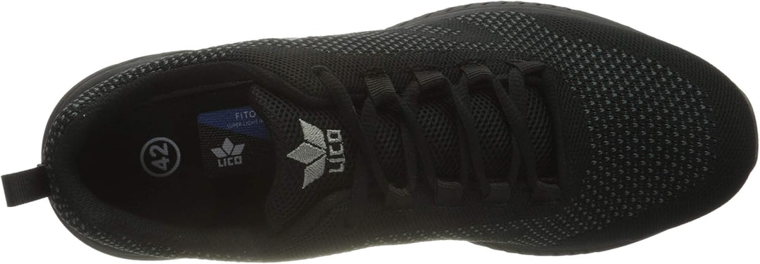 Lico Unisex GaliotSneaker 40 EU Schwarz Grau, 40 EU Schwarz Grau