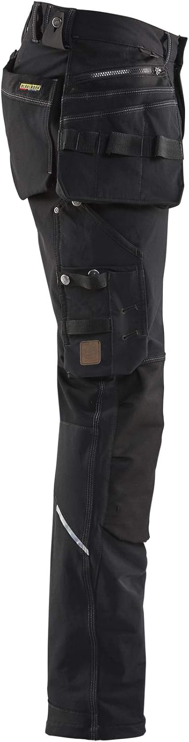 Blaklader 199816448699C58 4-Wege Stretch X1900 Handwerker Arbeitshose, Dunkel Marineblau/Schwarz, Gr