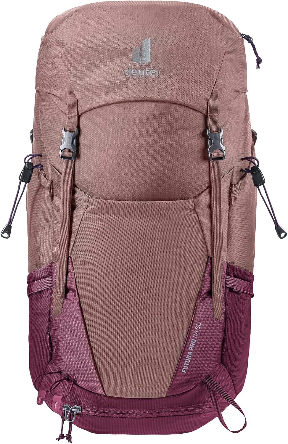 deuter Futura Pro 34 SL Damen Wanderrucksack 34 Lang Ashrose-cassis, 34 Lang Ashrose-cassis