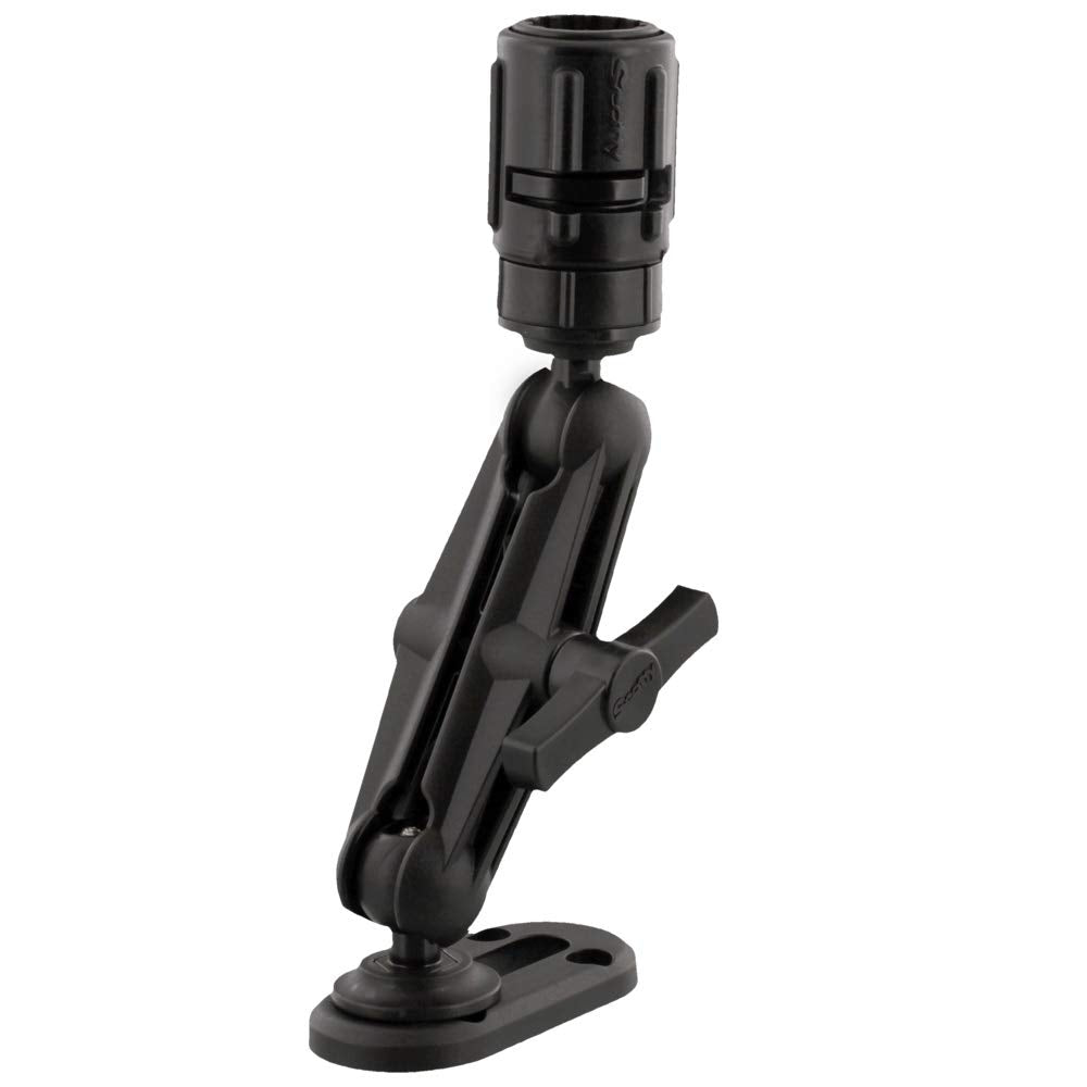 Scotty, Ball-Montagesystem, Getriebekopf und Low-Profile-Schiene, schwarz, beige, Einheitsgrösse