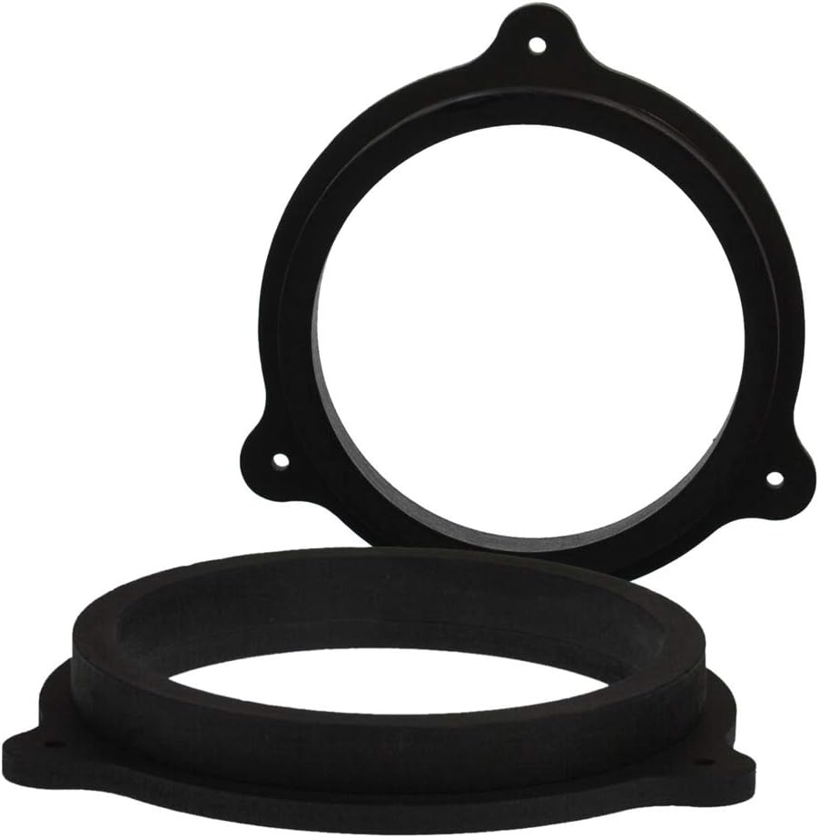 [1 Paar] 165 mm MDF Lautsprecher Ringe kompatibel mit Opel Vivaro, Movano | passend für Vordertür |