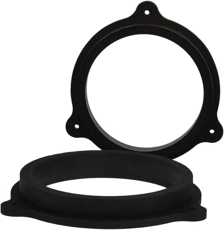[1 Paar] 165 mm MDF Lautsprecher Ringe kompatibel mit Opel Vivaro, Movano | passend für Vordertür |