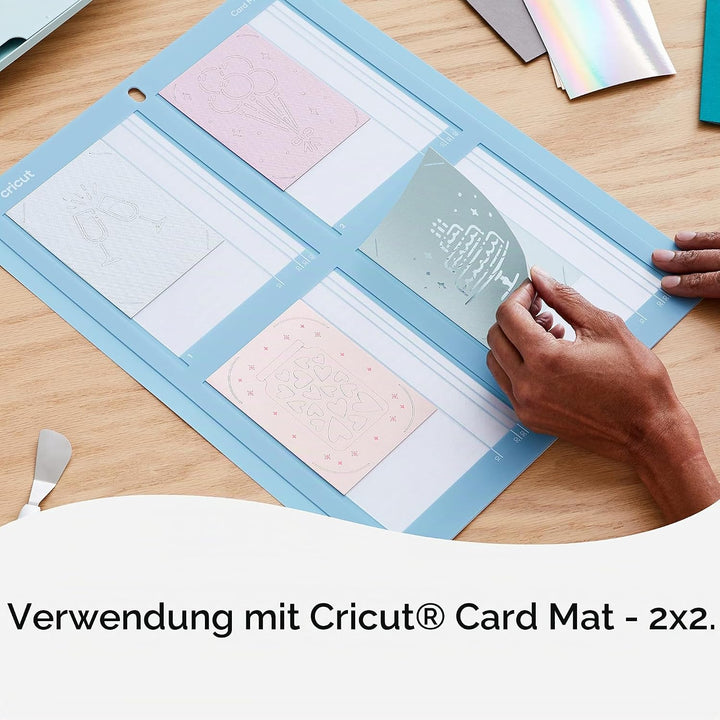 Cricut Insert Cards | Sensei | 12,1 cm x 12,1 cm (Cricut -Grösse S40) | 35-Pack | Zur Verwendung mit
