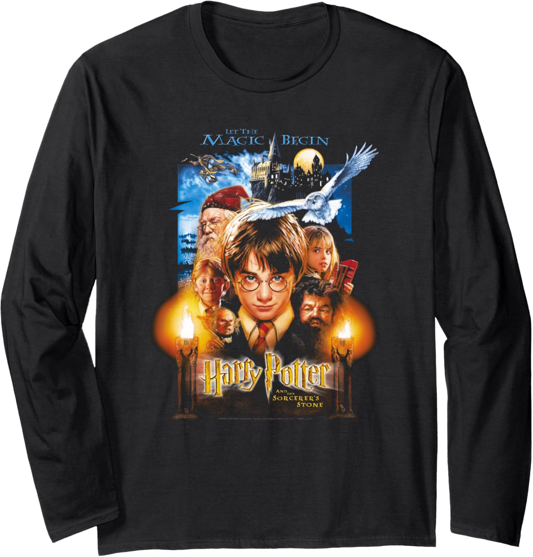 Harry Potter Movie Poster Langarmshirt