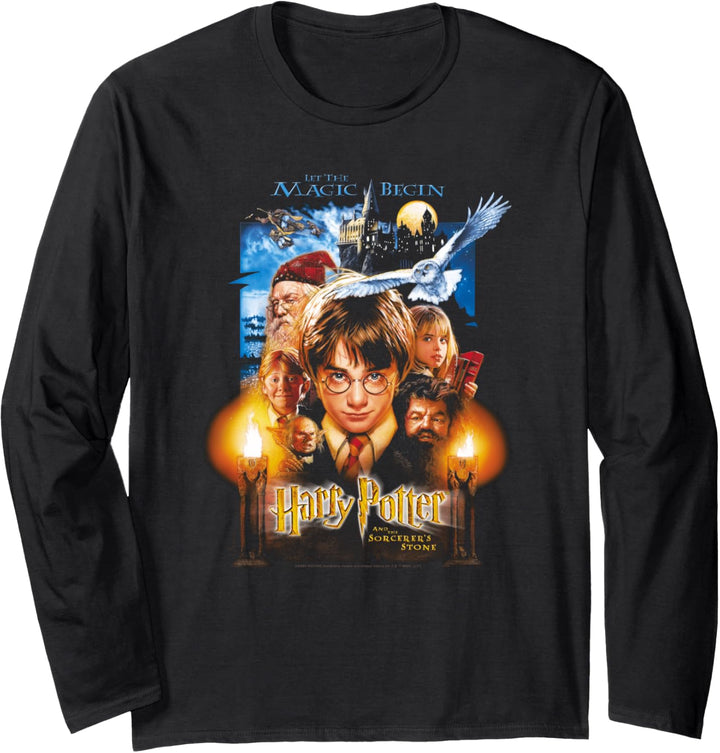 Harry Potter Movie Poster Langarmshirt