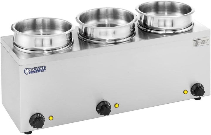 Suppenspender 3 x 2,75 Liter 450 Watt Edelstahl 14_0000150
