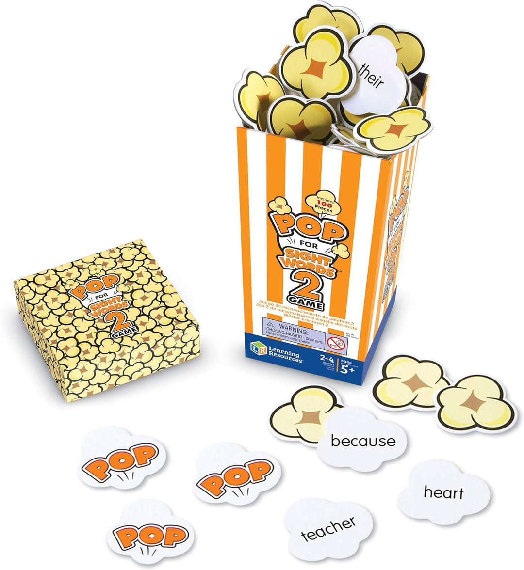 Learning Resources POP Games Pop for Sight Words 1 & 2 (Bundle)