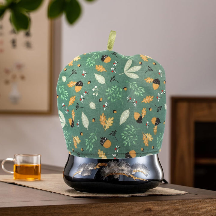 BESTonZON Teekannen-Isolierabdeckung Für Kaffee-Teewärmer Stoff Japanisches Zubehör Japanisches Tee-