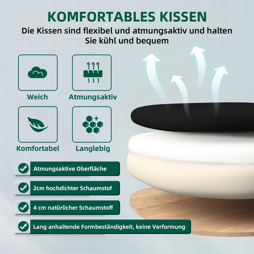 Bürostuhl Ergonomisch,Schreibtischstuhl mit Hochklappbaren Armlehnen, Einstellbarer Lendenstütze, Wi