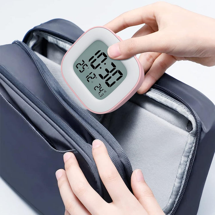 Wecker Digital, Wecker Batteriebetrieben Bettseite - Tischuhren mit Temperaturanzeige, Schlummerfunk