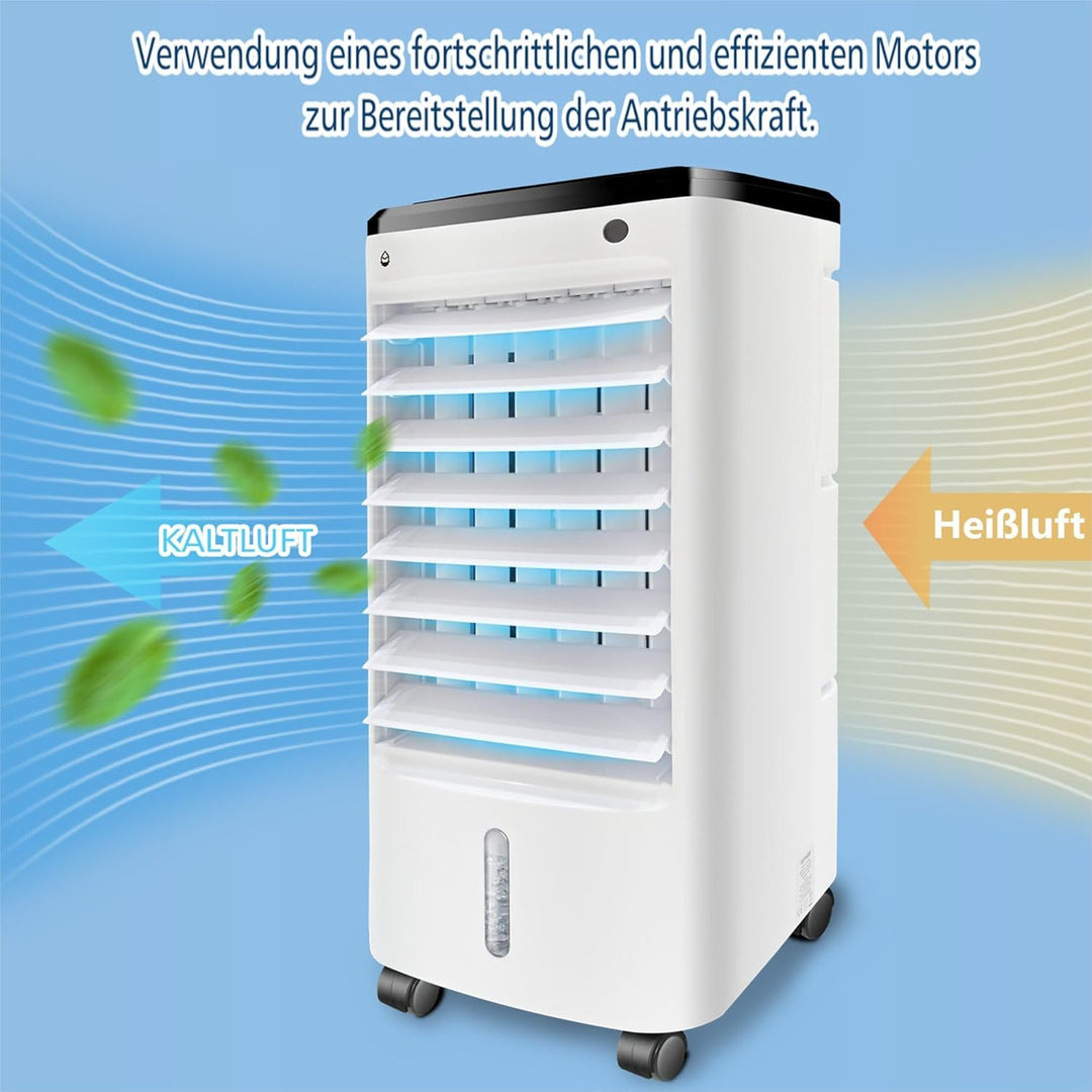 Kaltluftventilator Turmventilator Ventilatorkombigerät Säulenventilator Unterstützt Fernbedienung 12