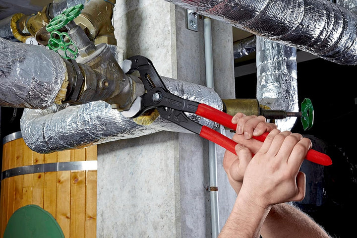 KNIPEX Cobra® XXL Wasserpumpenzange, 560 mm, Muttern bis 120mm, Rohre bis 115mm, Feinverstellung per