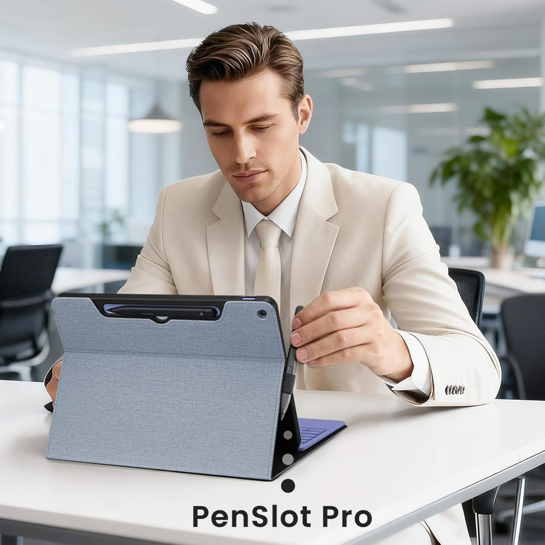 Omnpak Hülle für Microsoft Surface Pro 12 （2025 ） 12 Zoll, Lightweight Protective, Multiple Angle, S