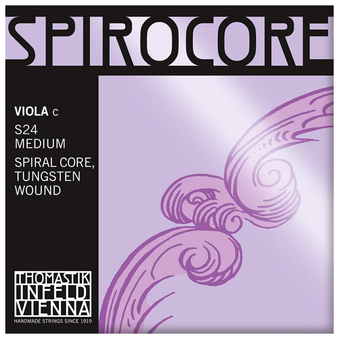 Thomastik Einzelsaite für Viola 4/4 Spirocore - C-Saite Spiralkern Wolfram umsponnen, weich