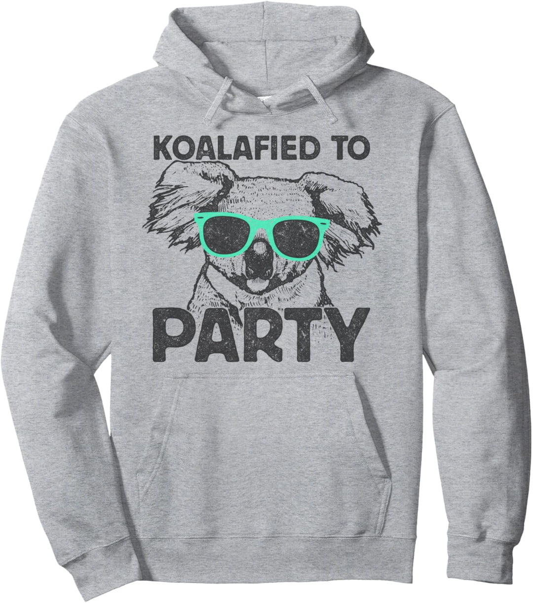 Trendy Koalafied To Party Pullover Hoodie