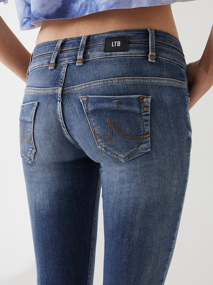 LTB Damen Jeans Julita X Extra Skinny Fit - Blau - Mitena Wash W24-W34 Baumwolle 25W / 36L Gaila Und