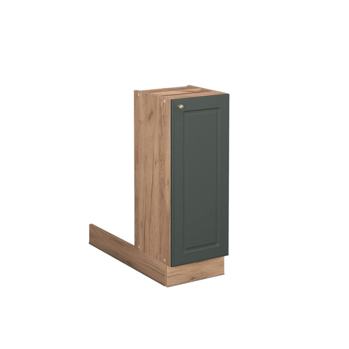Vicco Kücheninsel Fame-Line, Grün-Gold Landhaus/Goldkraft Eiche, 30 cm ohne Arbeitsplatte Grün-gold