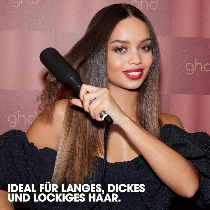 ghd chronos max Breites Glätteisen: Ideal für dickes, langes & lockiges Haar, smarter Styler, 85% gr